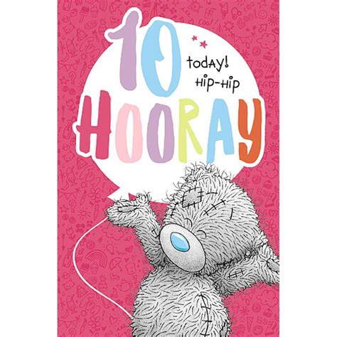 10 Today Hooray Me to You Bear Birthday Card (ASE01001) : Me to You ...