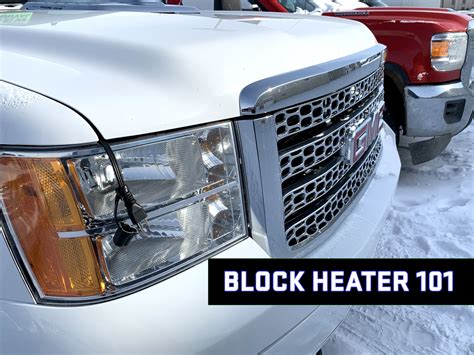 5 Things to Know about your Block Heater... - Davis GMC Buick Ltd.