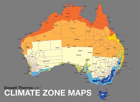 Australia climate zones map - Australian climate zones map (Australia ...