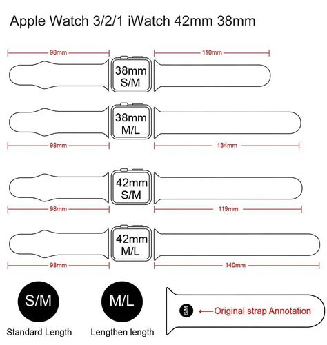 Apple Watch Band Size Chart Printable