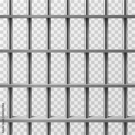 Jail cell bars isolated. Prison vector background Stock-Vektorgrafik ...