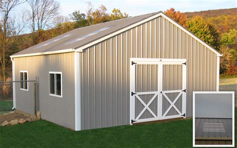 24′ x 24′ Livestock Pole Building | Myers Barn Shop