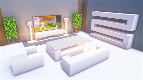 Minecraft Modern Living Room Tutorial | Bryont Blog