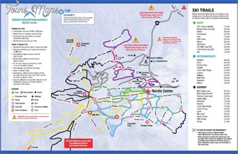 Estes Park Hiking Trails Map - ToursMaps.com