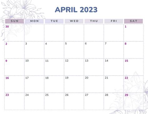 Plan Ahead with Our April 2022 Calendar Printable Cute – Get Organized Now!