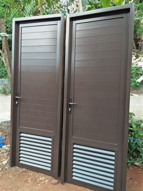 Pintu Kamar Mandi Hitam Aluminium ~ Pintu Aluminium 0813-1015-7660