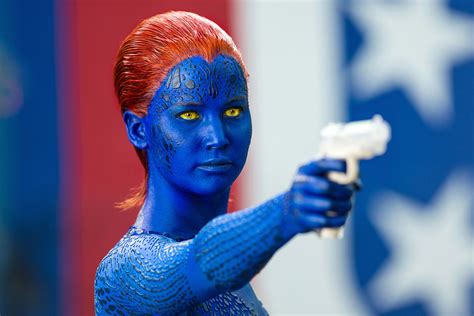 Mystique X Men Makeup Transformation Jennifer Lawrence - Mugeek Vidalondon