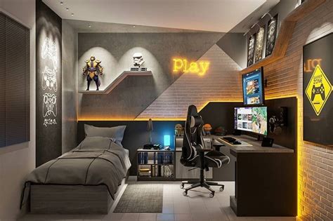 22 Ý tưởng trang trí decor phòng ngủ gaming thú vị nhất