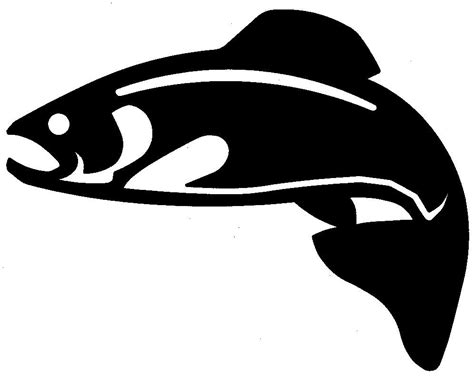 Free Trout Clipart Black And White, Download Free Trout Clipart Black ...