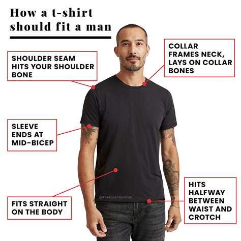 How a T-shirt Should Fit a Man — The Essential Man