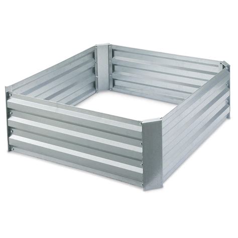 CASTLECREEK Galvanized Steel Planter Box, Medium - 625392, Yard ...