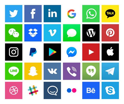 Free Social Media Vector Icons (AI)