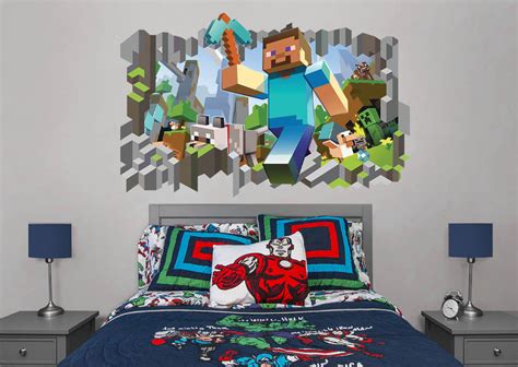 Bedroom Minecraft Wall Decals | ubicaciondepersonas.cdmx.gob.mx