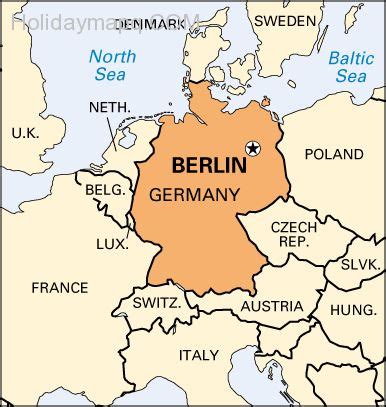 Map of europe berlin - HolidayMapQ.com