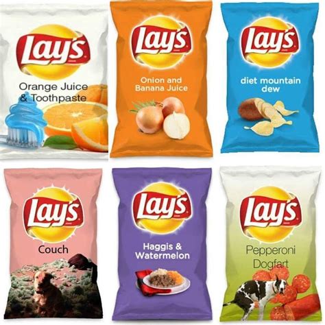 New Flavors for Lay's Potato Chips : funny