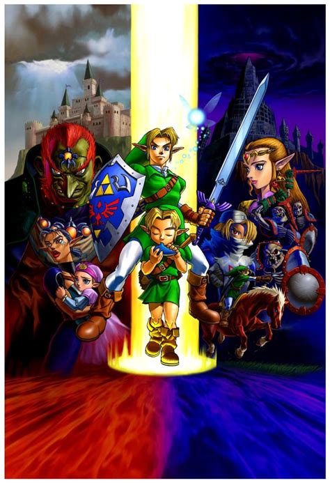 Ocarina of Time Characters Poster 13x19 | Etsy