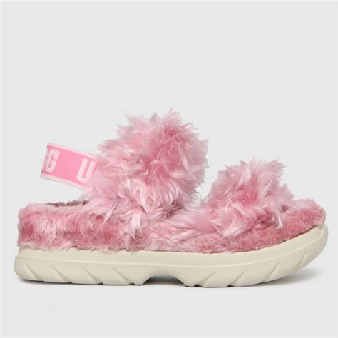 UGG Pink Fluff Sugar Slippers - ShoeFreak