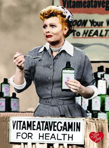 I Love Lucy Vitameatavegamin For Health Magnet | Lucystore.com