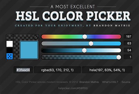 images - Photoshop: HSL Color picker plugin? - Super User