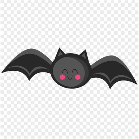 Cute Black Bat Clipart Cartoon | Citypng