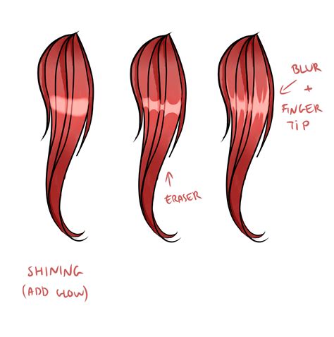 How To Color Hair Anime Shading in hair is my favorite thing to do ...