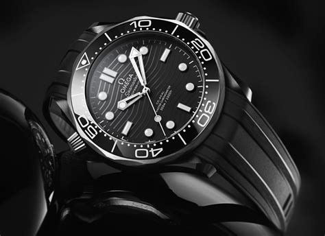 Omega Seamaster Diver 300M Watch In Black Ceramic And Titanium ...