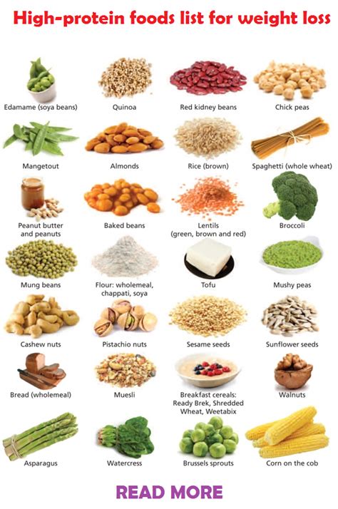 Pin on High Protein Foods List for Weight Loss