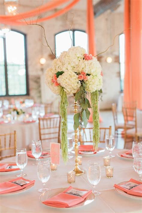 Elegant Coral Wedding in Downtown Charleston | The Perfect Palette