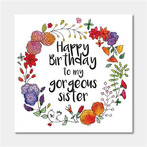 22 Best Happy Birthday Sister Cards - Home, Family, Style and Art Ideas