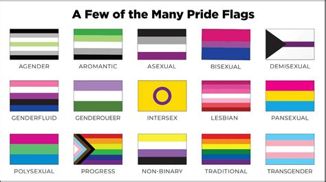 Discover Pride Flag Meanings: Agender, Aromantic, Asexual, Bisexual ...