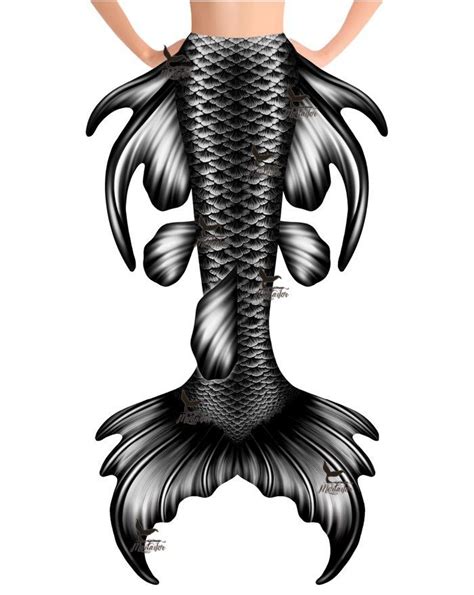 an image of a fish with wings on it's back, and the tail is black