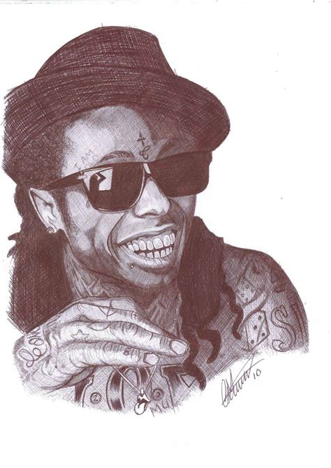 Lil Wayne Drawing ~ Lil Wayne, Drawing By Areyoubush | Bocadowasubo