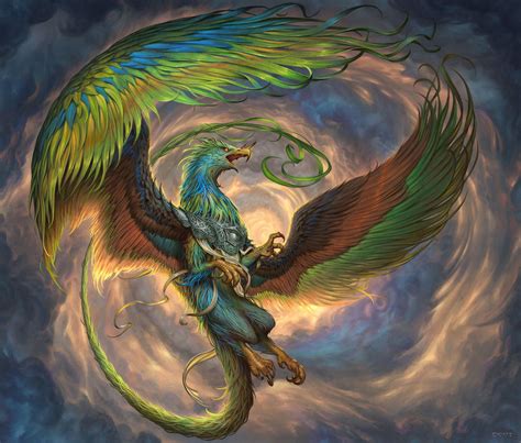 the mite griffon | Mythical birds, Mythical creatures art, Fantasy ...