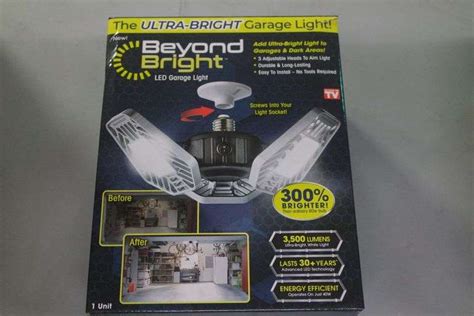 3500 Lumens 11.5 in. Single Pole Occupancy LED Flush Mount Garage Light ...