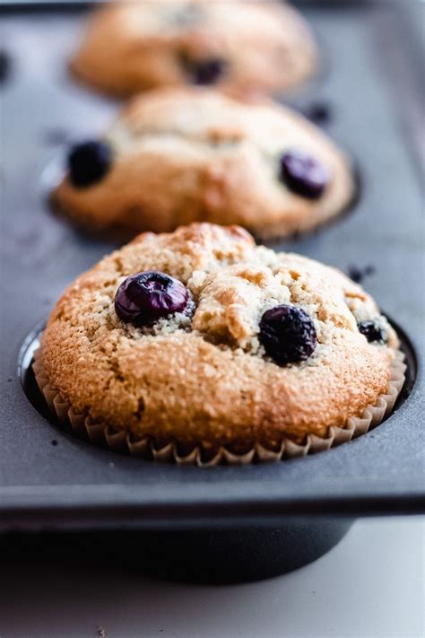 Almond Flour Blueberry Muffins (paleo, gluten free)