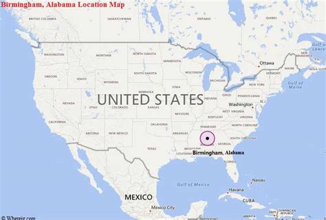 Birmingham Alabama Map Usa : Birmingham Pinned On A Map Of Alabama Usa ...