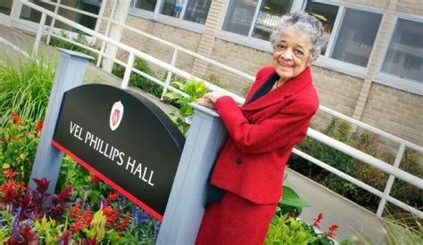 Vel Phillips, UW–Madison grad and pioneering civil-rights leader, dies ...