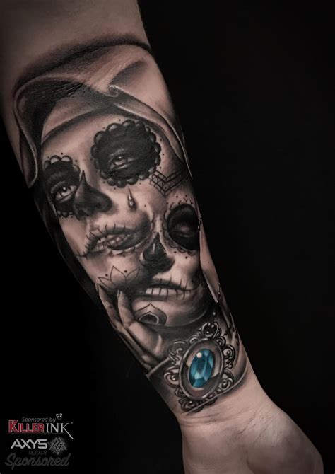 Dia de los muertos tattoo by Nick Limpens by nsanenl on DeviantArt