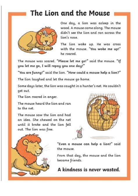 Kiwi Konnections: Reading Strategies | Reading | Lion and the mouse ...