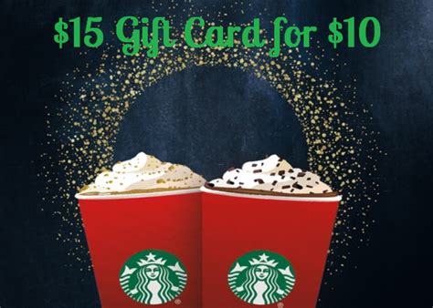 $15 Starbucks Gift Card for $10 | Thrifty Momma Ramblings