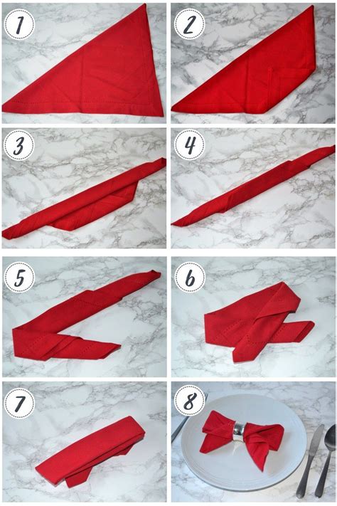 napkin folding tutorial - Girl about townhouse Christmas Napkin Folding ...