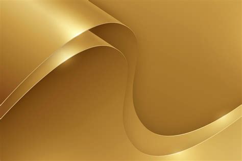 Free Vector | Smooth golden wave background