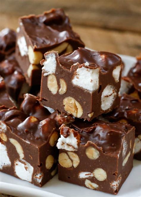 Rocky Road Fudge - Barefeet in the Kitchen