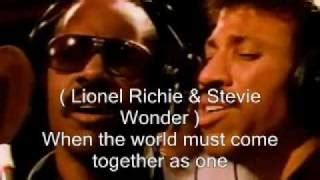 We are the world Chords ---- USA Africa ( singer's name, lyric ) - ChordU