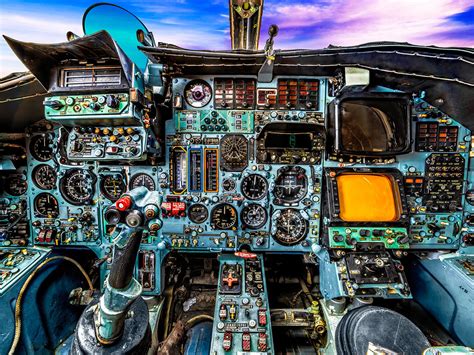 Open Cockpit Of Su27 Jet Editorial Photography Image Of