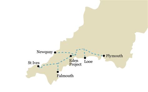 One-week coastal Cornwall by train itinerary