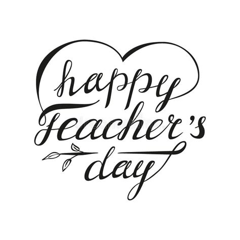 Teachers Day Clipart Black And White