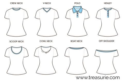 31 Types of T-shirts - Necks, Fits, Lengths, Decorations | TREASURIE