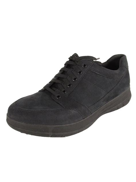 FitFlop - Fitflop Mens Tourno Lace Up Leather Sneaker Shoes, Black, US ...