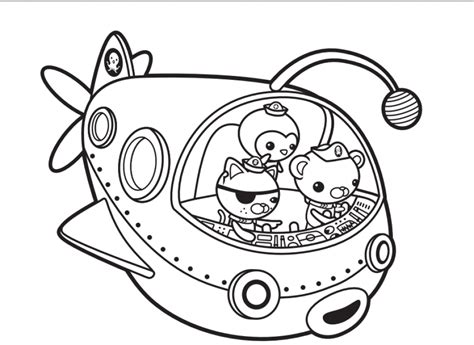 Octonauts Octopod Coloring Pages at GetDrawings | Free download